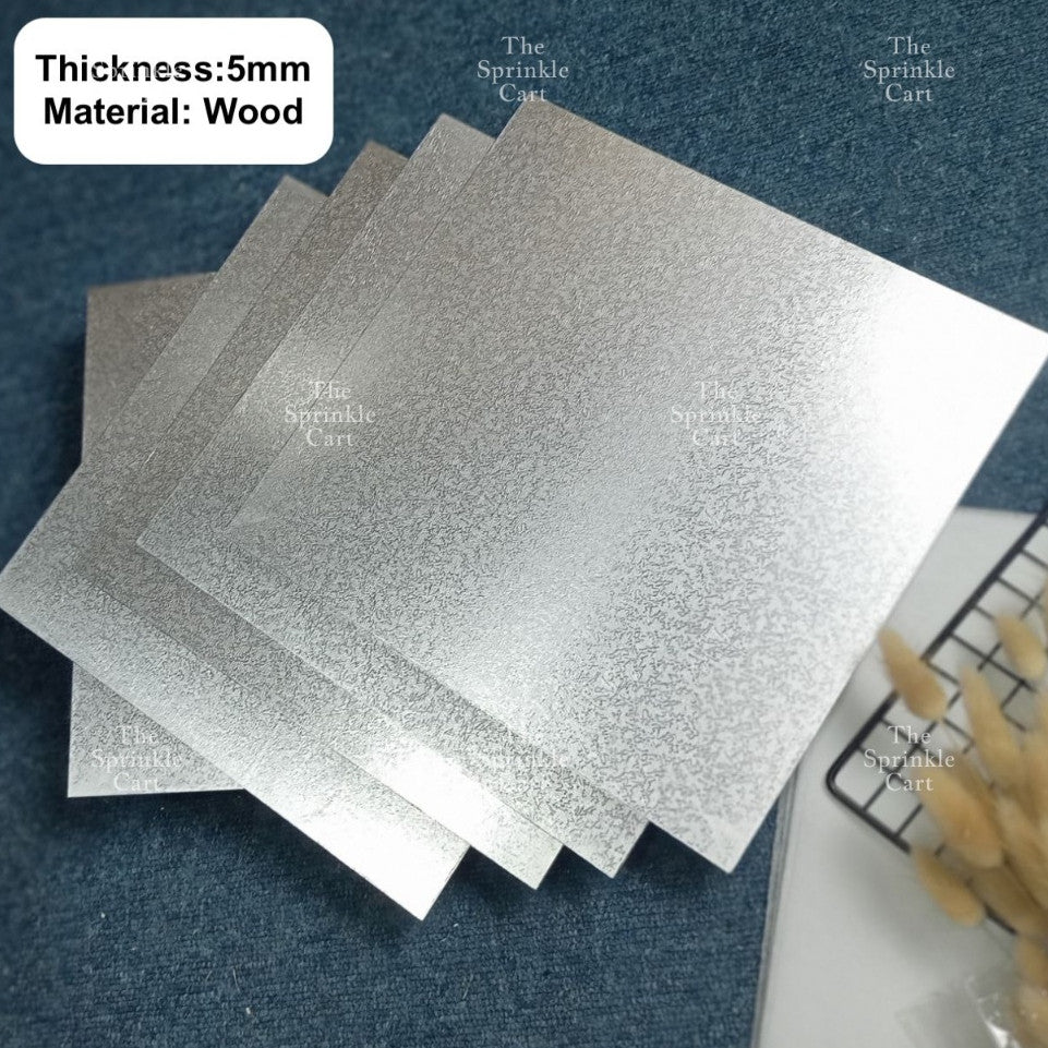 Cake Drum Corrugated 13mm Thickness / MDF Cake Board 5pcs/2pcs 5mm Thickness