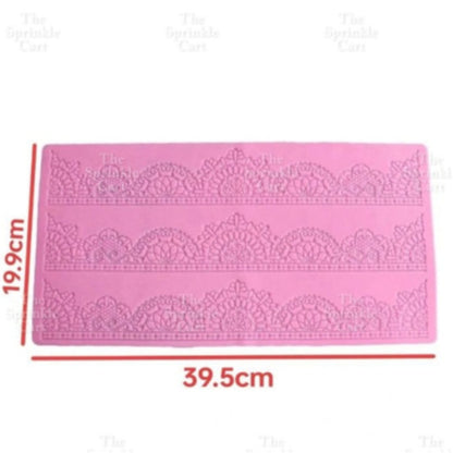 Sugar Lace Silicone Molder for Cake Edge Decoration and Chocolate Fondant Mold TSC