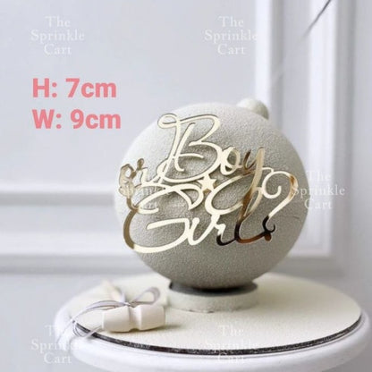 Acrylic Glitter Paper Happy Birthday Mr & Mrs Girl Boy Cake Topper Party Supplies