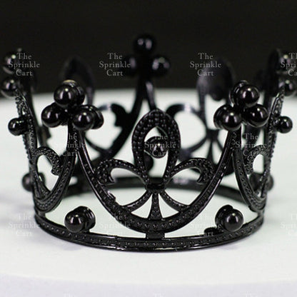 Crown Cake Topper/ Decor Shiny Gold Silver Pearl Birthday Princes