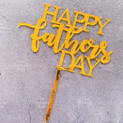Mother’s Day Father’s Day Theme Cake Acrylic Paper Topper Decoration TSC