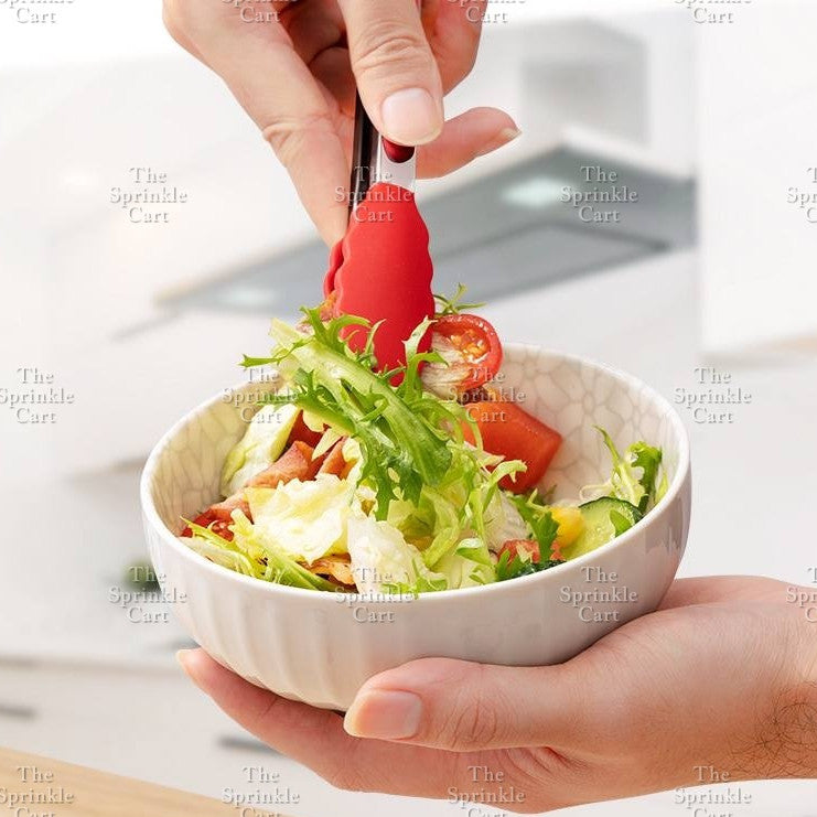 Stainless Steel Food Tong Non-Stick Silicone High Temperature Resistant Tongs Clip Kitchenware TSC