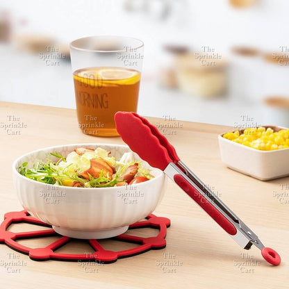 Stainless Steel Food Tong Non-Stick Silicone High Temperature Resistant Tongs Clip Kitchenware TSC
