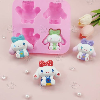 4S Silicone Character DIY Kulomi Milody Cinnamonrol & Sanlio Molder Baking Supply TSC