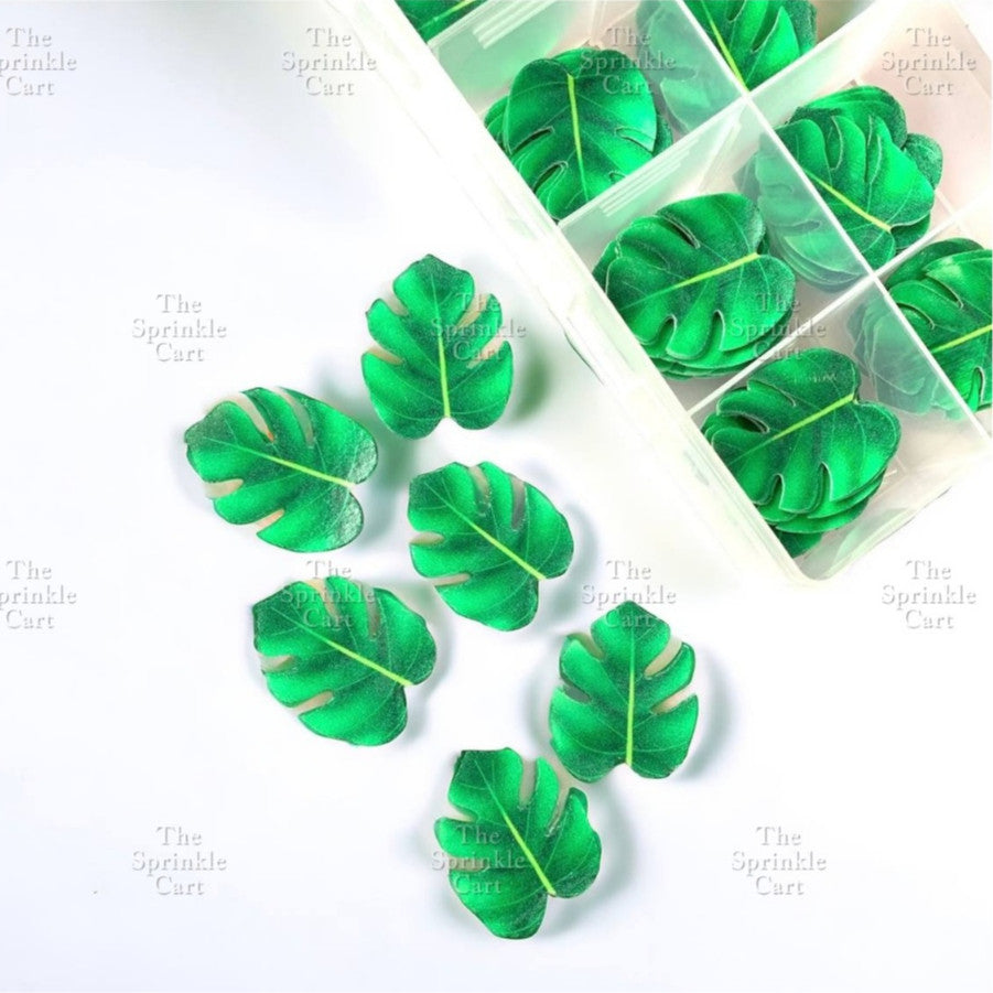 Snowflakes Butterfly Flower Leaf Wafer Cake Decoration TSC