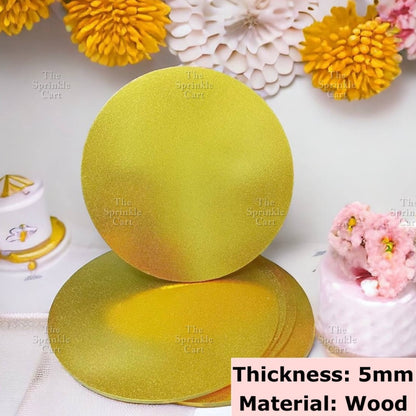 Cake Drum Corrugated 13mm Thickness / MDF Cake Board 5pcs/2pcs 5mm Thickness