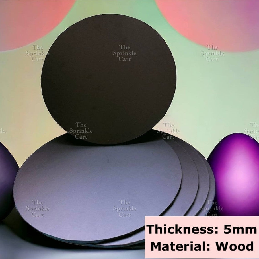 Cake Drum Corrugated 13mm Thickness / MDF Cake Board 5pcs/2pcs 5mm Thickness