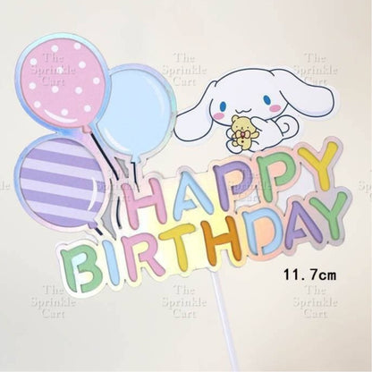 Mini Toys Sanlio Character Cake Topper and Loot Bag Packaging TSC