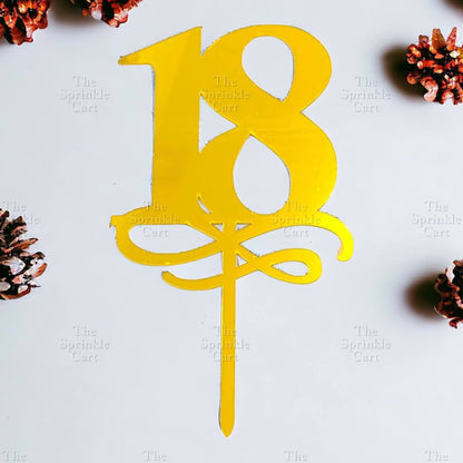 Acrylic Cake Topper Cross Sweet 16 Happy 18th Happy Wedding Happy Anniversary Mr Mrs Topper for Cake