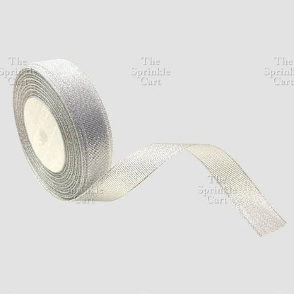Colored Satin / Glitter Gold Silver Ribbon 23meters