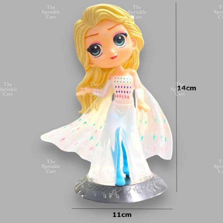 Frosen Themed Cake Toppers for Decoration Ellsa An-na Snowflakes