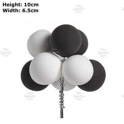 Colorful Metallic Foam Balloon Cake Topper Decoration Birthday Wedding Party Supplies