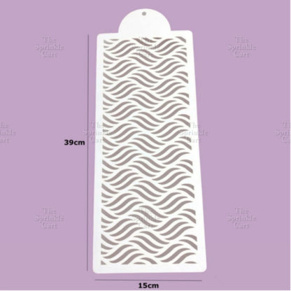 Stencil Cake Border Sugar Sieve Boho Molder Sugarlace Fondant Baking Cake Decoration