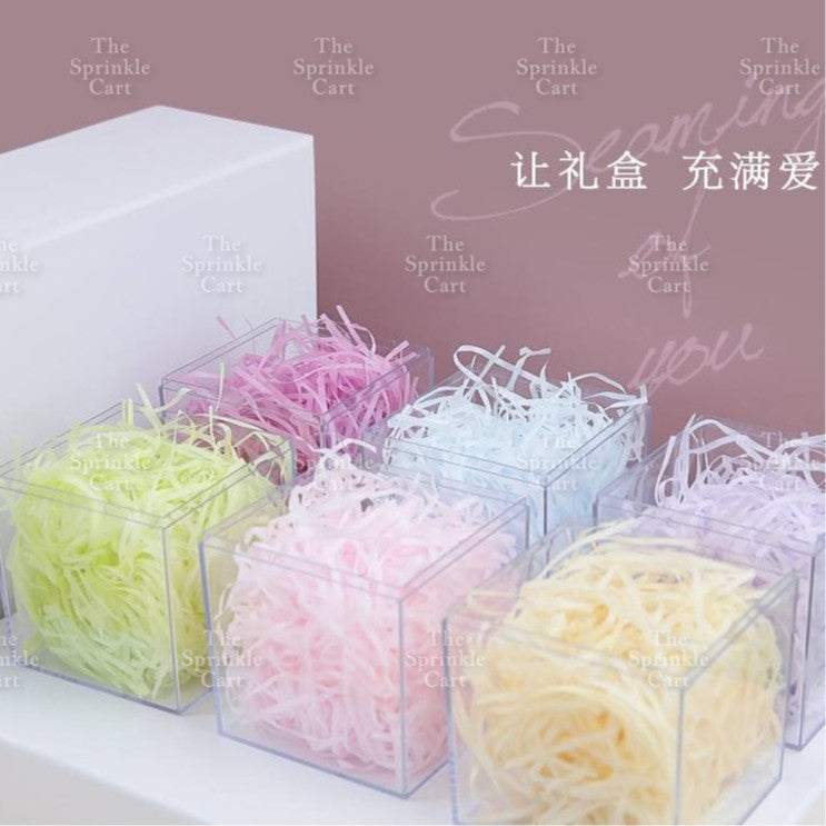 Colorful Shredded Paper Confetti Pastel Styrofoam Raffia Mini Mix Balls DIY Surprise Gift Fillers