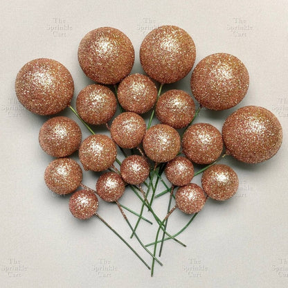 Balls Cake Topper Gold Silver White Pink Blue Yellow Decoration Birthday Swirl Ball Spiral Ball