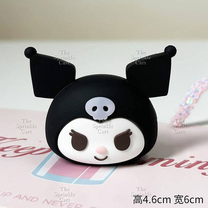 Cute Cartoon Soft Doll Head Cake Decoration for Birthday Party Supplies TSC