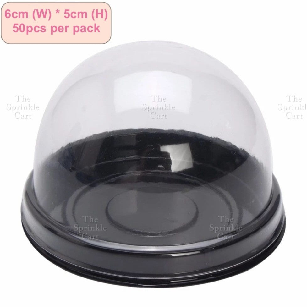 Transparent Dome Container Mochi Moon Cake and Pastry Bread  PackagingTSC