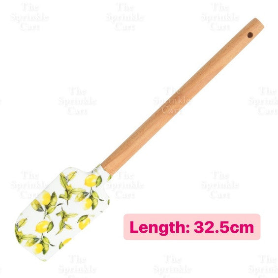 Silicone Spatula with Wooden Handle for Pastry Baking Tools TSC