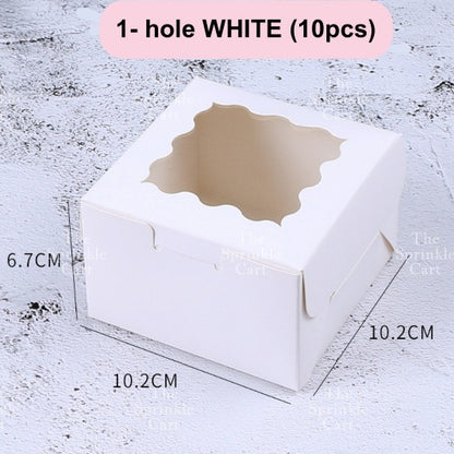 Cupcake Box with holder Brownies Revel Bar Muffin Pastry Packaging TSC