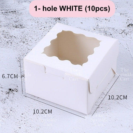 Cupcake Box with holder Brownies Revel Bar Muffin Pastry Packaging TSC