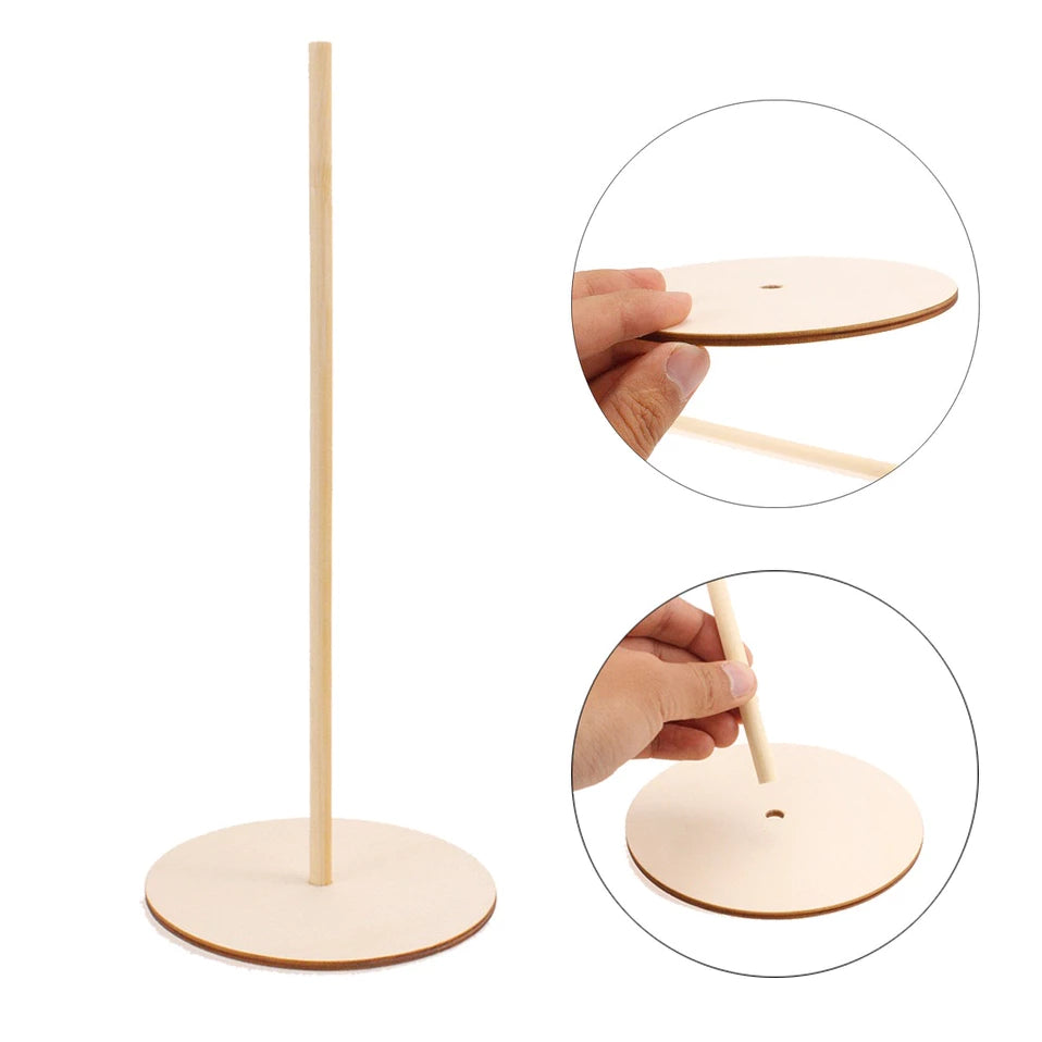 Wooden Donuts Wall Display Stand Holder Donut Sweets Doughnut Rack for Party Birthday Wedding