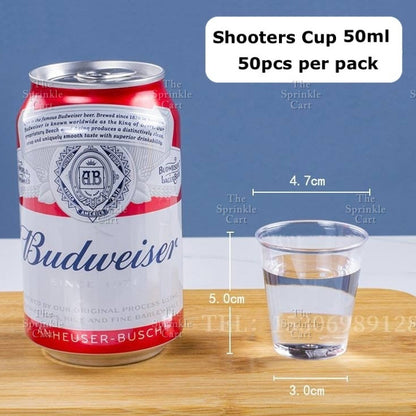 10pcs Transparent Dessert Cups Round Square Dessert Plastic Container Cake Mousse Fruits Packaging