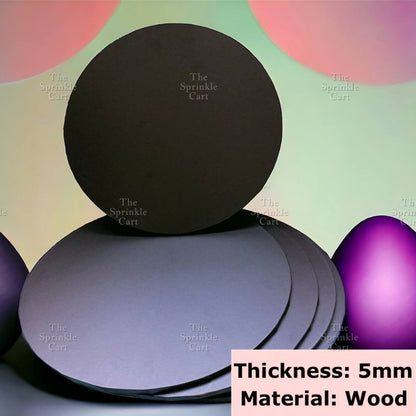 Cake Drum Corrugated 13mm Thickness / MDF Cake Board 5pcs/2pcs 5mm Thickness