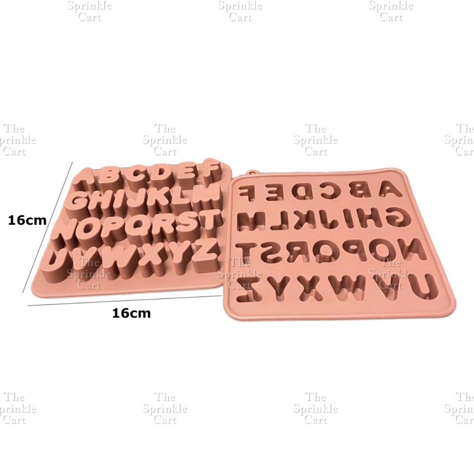 Silicone Lowercase Uppercase Numbers Letter Molder Chocolate Kitchen Cake Decorating Tool tsc
