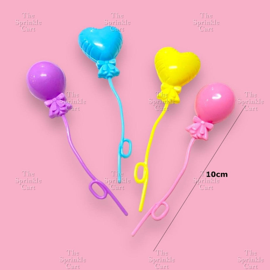 Colorful Metallic Foam Balloon Cake Topper Decoration Birthday Wedding Party Supplies