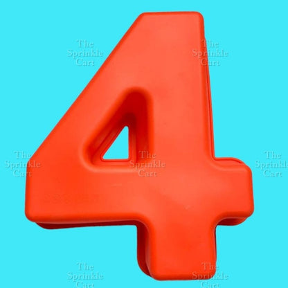 10-inch Silicone Number Cake Molder Oven safe Thick Baking Tool TSC
