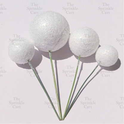 Balls Cake Topper Gold Silver Red Pink Blue Decoration Birthday Party TSC