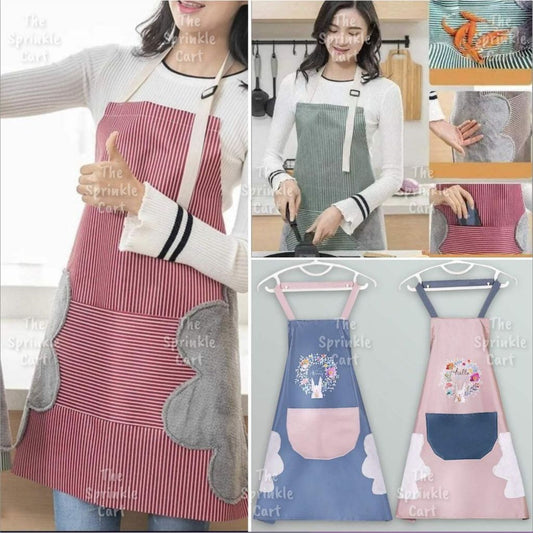 High Quality Waterproof and Oil proof Fabric Kitchen Apron TSC