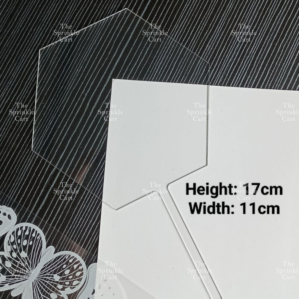 Blank Acrylic Cake Topper DIY Personalized Party Needs and Acrylic Stick TSC