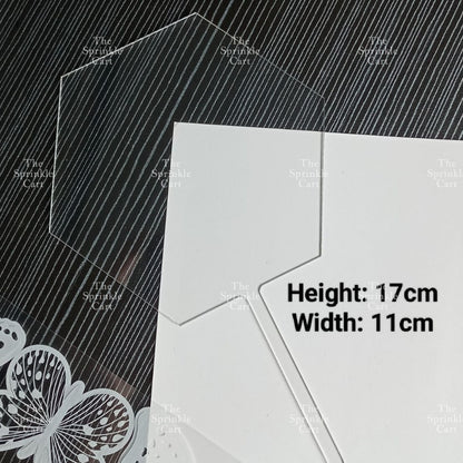 Blank Acrylic Cake Topper DIY Personalized Party Needs and Acrylic Stick TSC