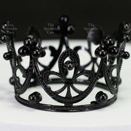Crown Cake Topper Princess Birthday Celebration Queen Gold Silver