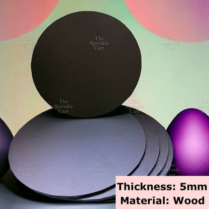 Cake Drum Corrugated 13mm Thickness / MDF Cake Board 5pcs/2pcs 5mm Thickness