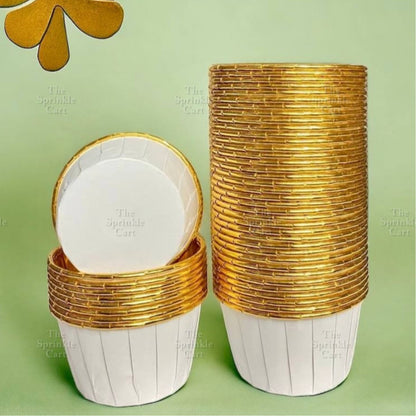 50pcs Colorful Foil Cupcake Liner Paper Cups Baking Muffin Liner