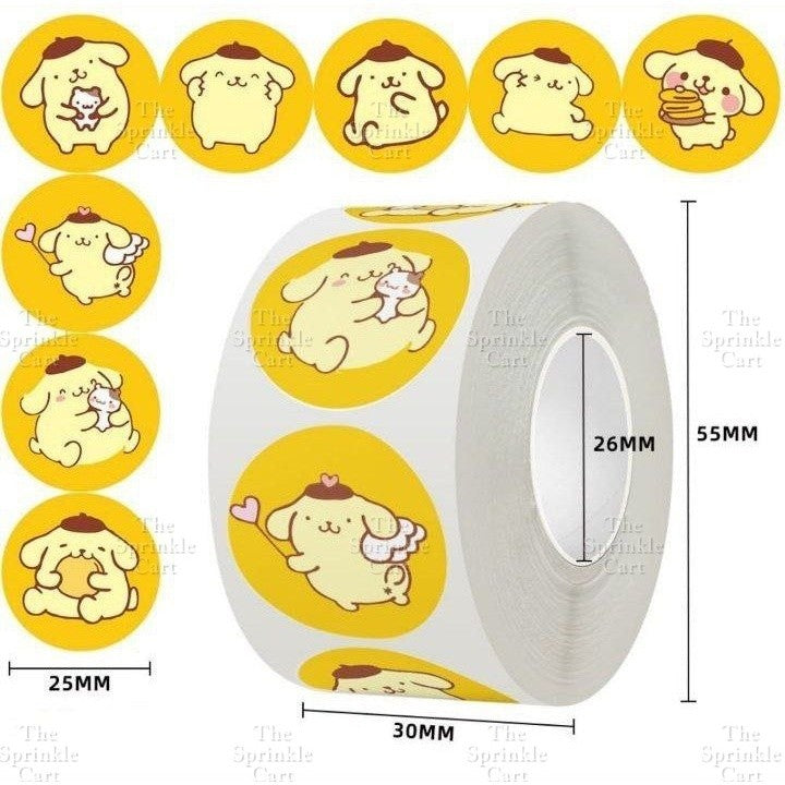 Self-adhesive Round Square Sticker and Sticky Tape Packaging TSC