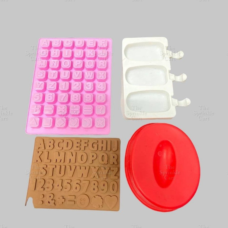3pcs Random Slightly Damage Molder Fondant Baking Cake Decoration Mould Tools TSC