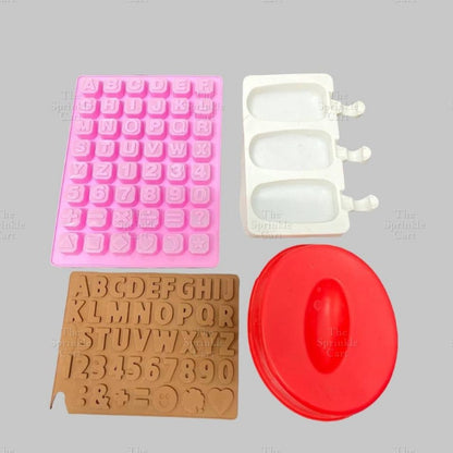 3pcs Random Slightly Damage Molder Fondant Baking Cake Decoration Mould Tools TSC