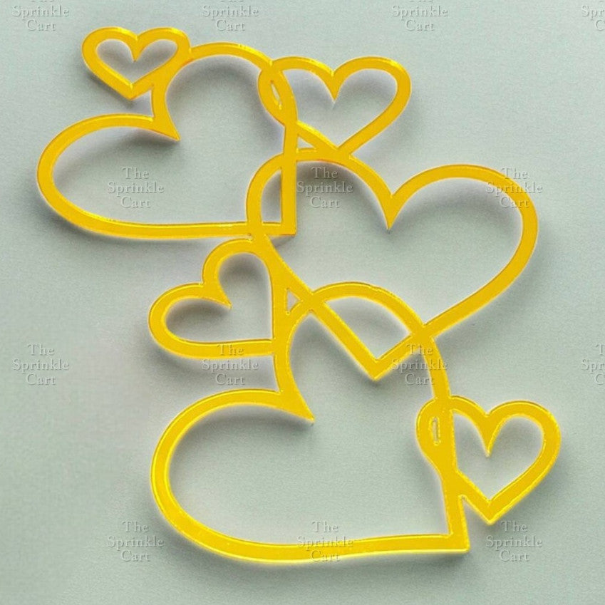Minimalist Acrylic Flower / Face Girl Birthday Wedding Cake Decoration
