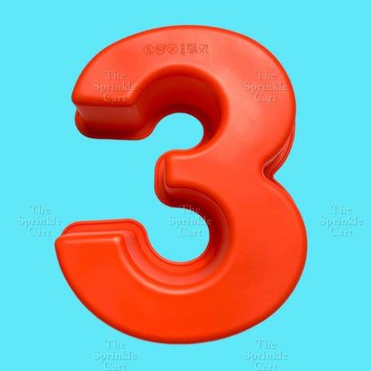 10-inch Silicone Number Cake Molder Oven safe Thick Baking Tool TSC