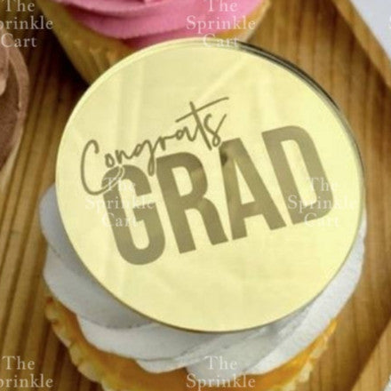 Happy Teachers Day Graduation Cake Topper Congrats Acrylic Embosser TSC