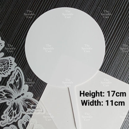 Blank Acrylic Cake Topper DIY Personalized Party Needs and Acrylic Stick TSC