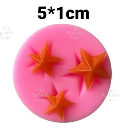 Mermaid Theme Toy Topper Silicone Molder Stencil for Cake Decoration TSC
