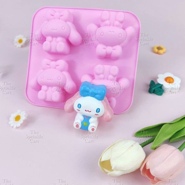 4S Silicone Character DIY Kulomi Milody Cinnamonrol & Sanlio Molder Baking Supply TSC