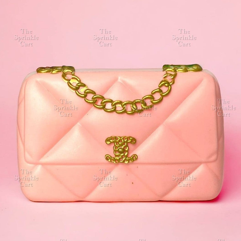Bag Cake Topper Designer Bag Expensive Louis Vutton EL-V Cha-nel Bag Cake Topper