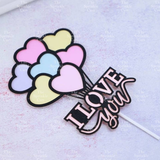 Happy Birthday Couple Lover Kiss I Love You Cake Topper Cake Decoration