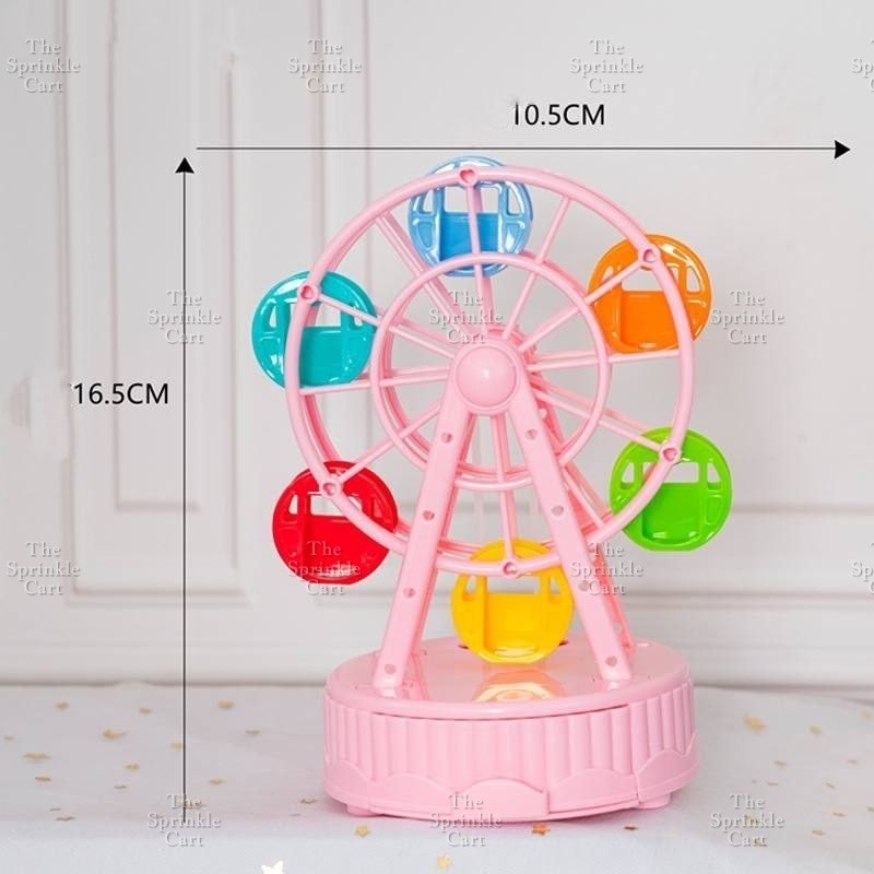 Carousel Cake Decoration Music Box TSC