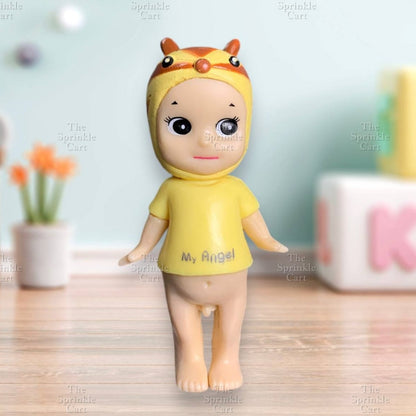 Sanny Angel Mini Figure Toy Topper Angel Bunny Unicorn Doll Birthday Cake Decorations TSC